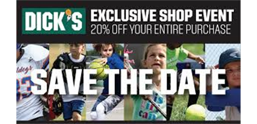 Dicks Sporting Goods: Louisa Little League  20% OFF Throughout the Store!