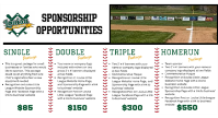 2024 SPONSORSHIP OPPORTUNITIES